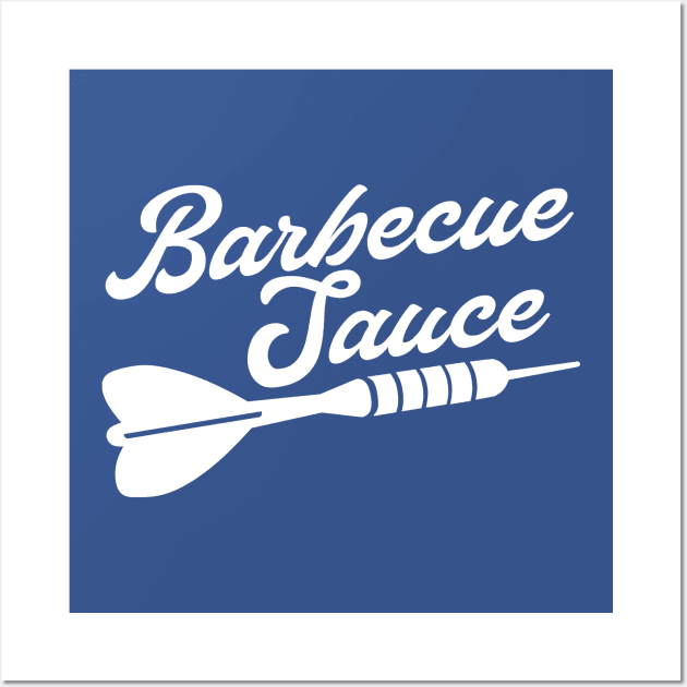 Barbecue Sauce white Wall Art by AngryMongoAff